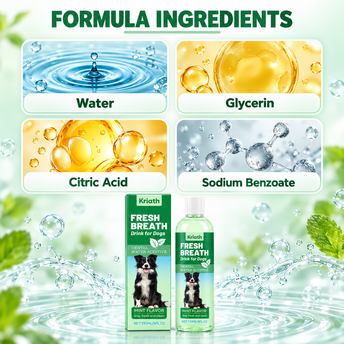 Fresh Breath Drink for Dogs