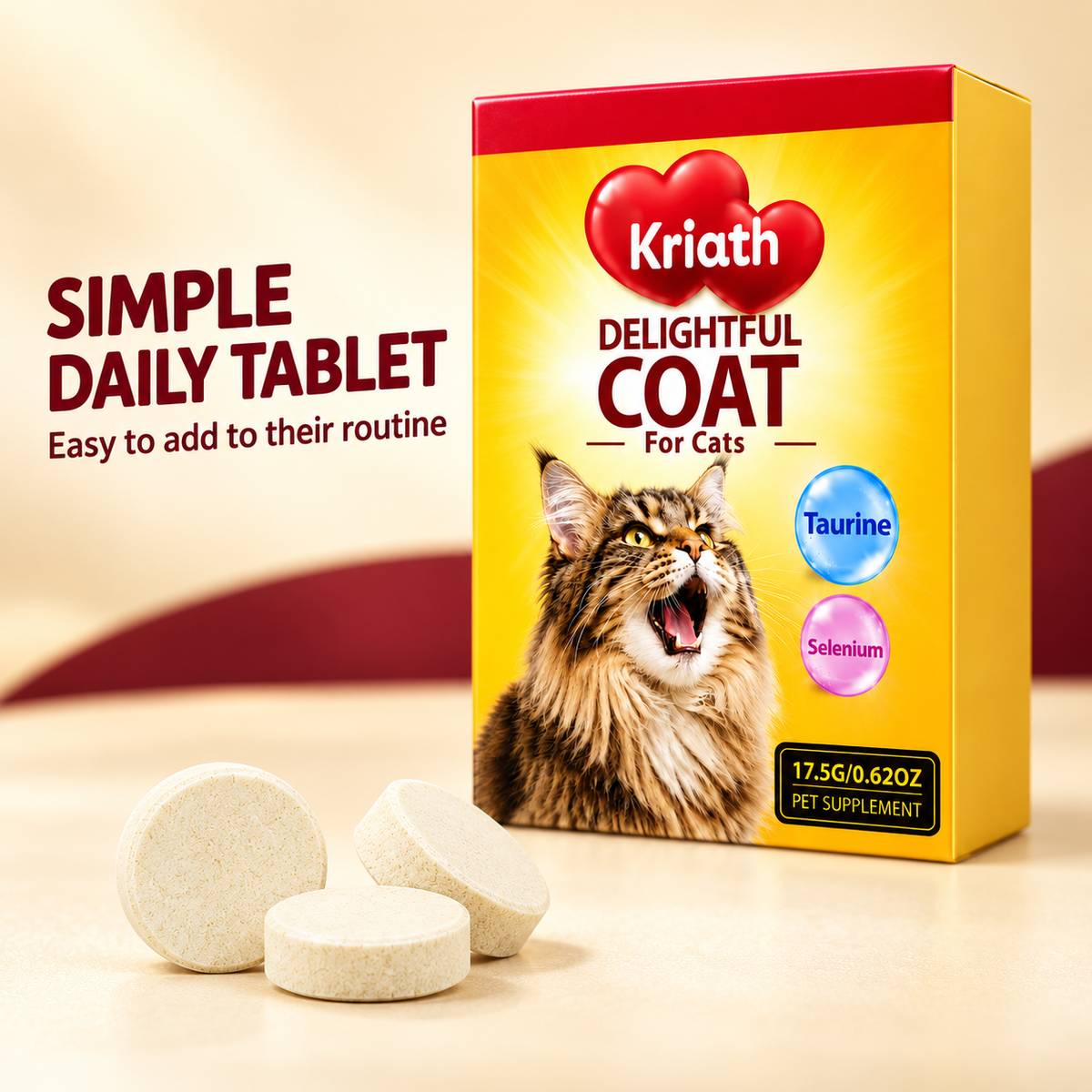 Delightful Coat Skin & Coat Tablets for Cats