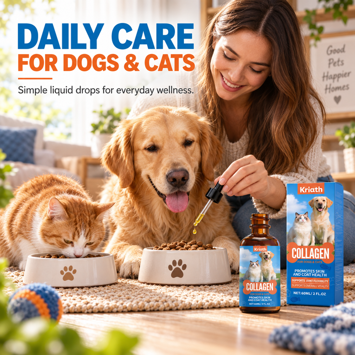 Kriath Collagen Liquid for Dogs & Cats