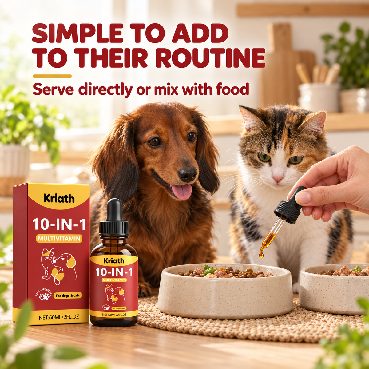 10-in-1 Multivitamin Liquid for Dogs & Cats